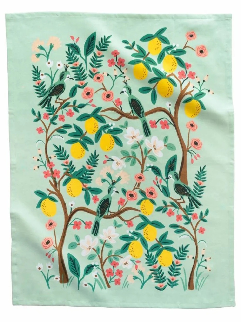 Rifle Paper Co. Shanghai Garden Tea Towel Kitchen Hand Towel